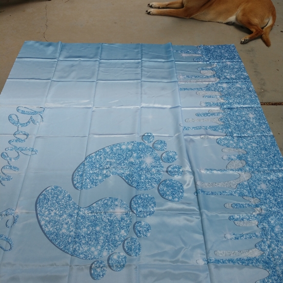 Decorative backdrop cloth with the design shown will come in unopened package - Picture 12 of 12